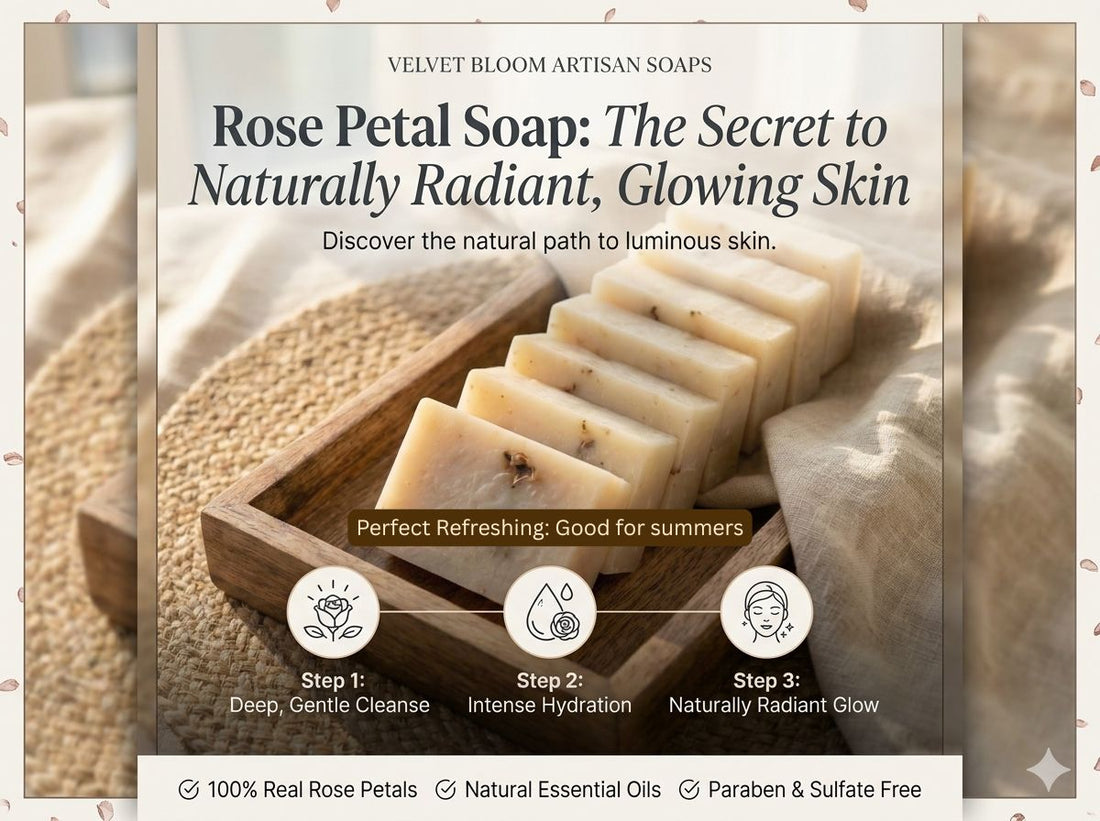 Rose Petal Soap: The Secret to Naturally Radiant, Glowing Skin