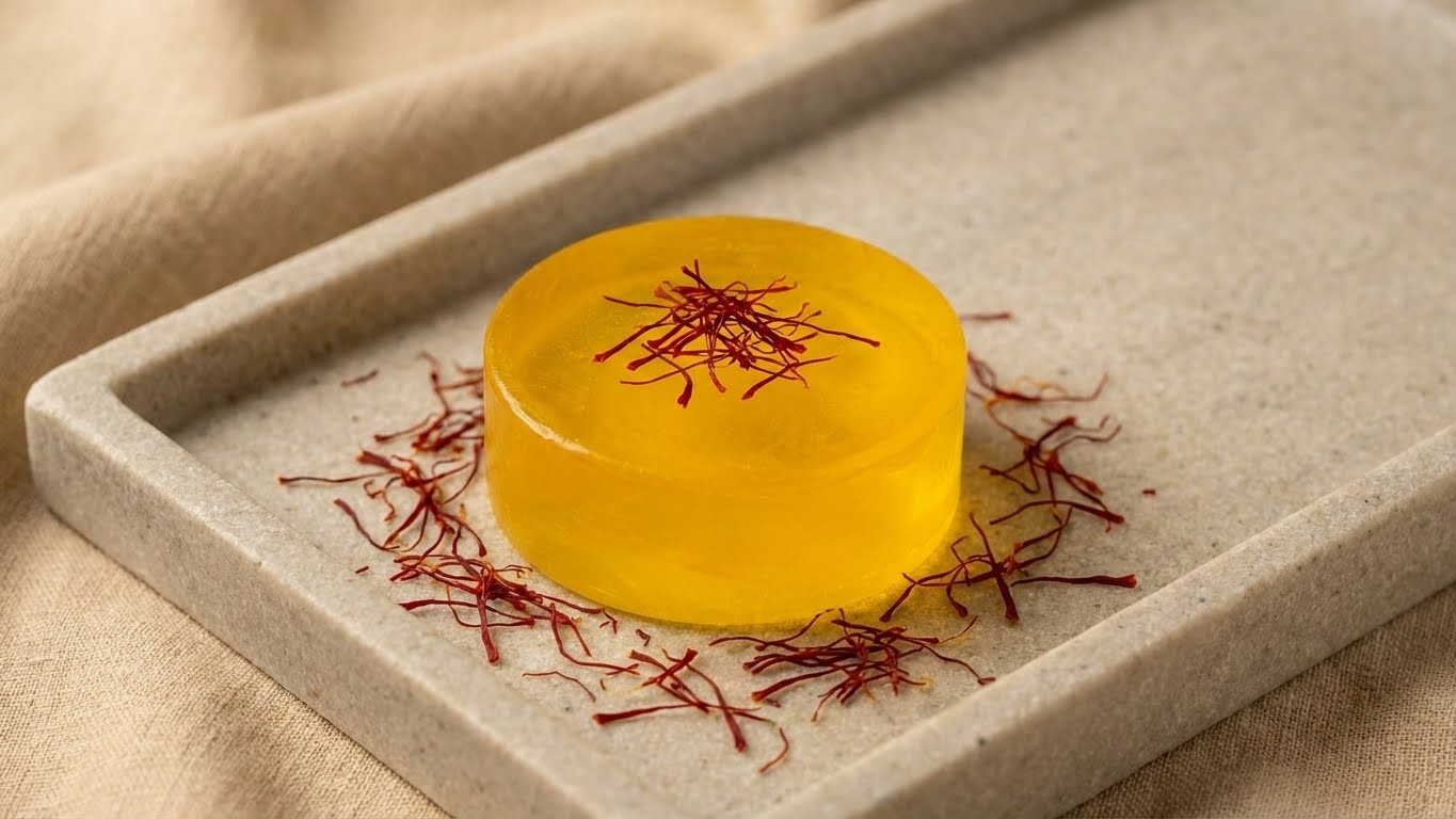 Saffron Petal soap