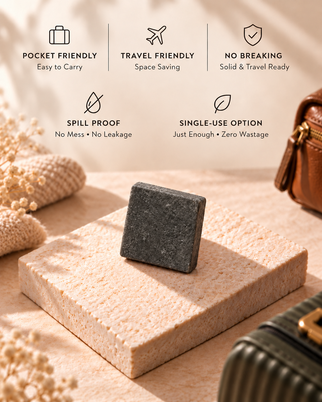 Charcoal soap