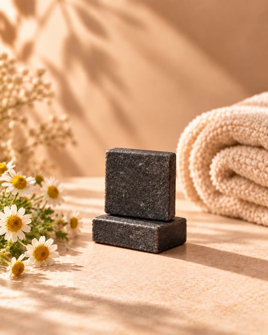 Charcoal soap