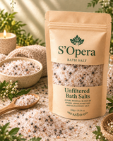 Unfiltered bath salt
